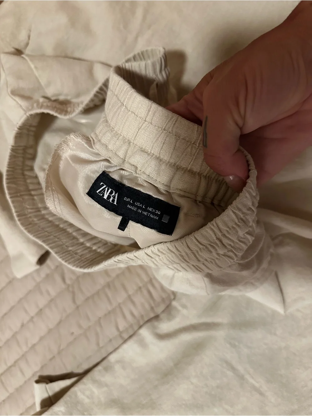 Zara drawstring lose